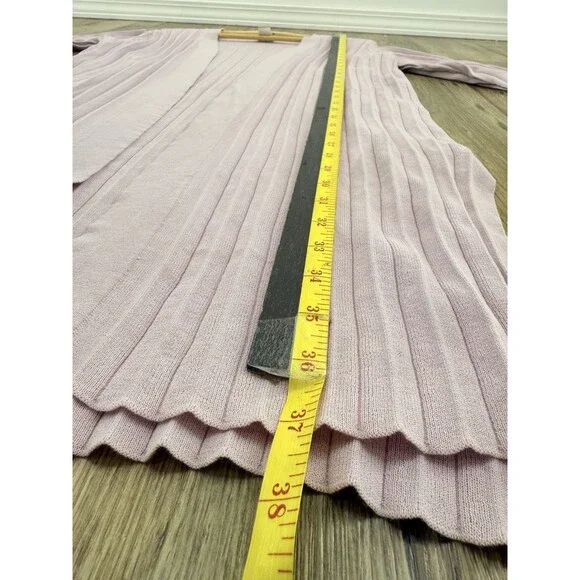 Chico’s Womens Open Front Cardigan Sweater Purple Long Sleeve Size 1 - Picture 12 of 17